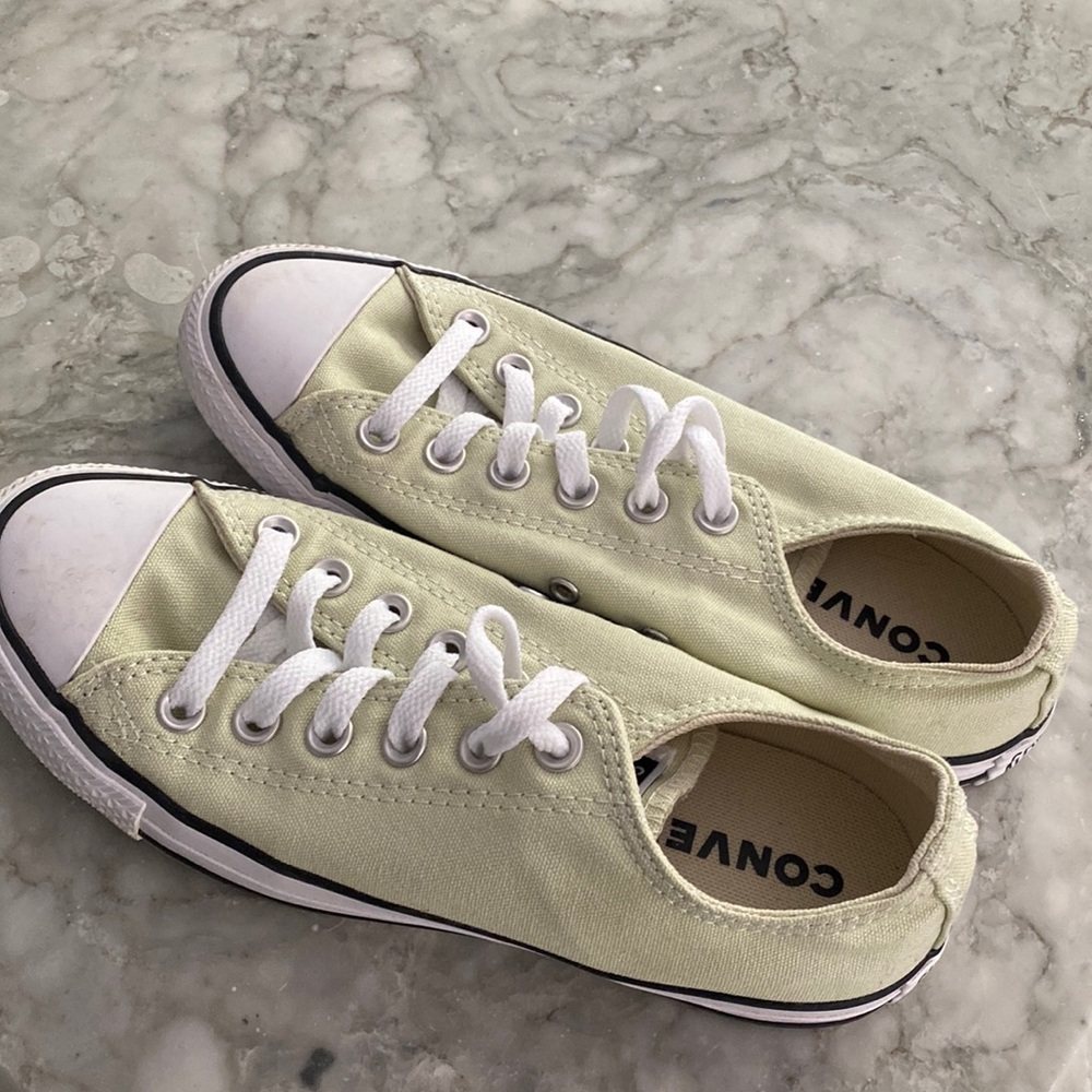 Size 7 lime green Converse. Worn once.